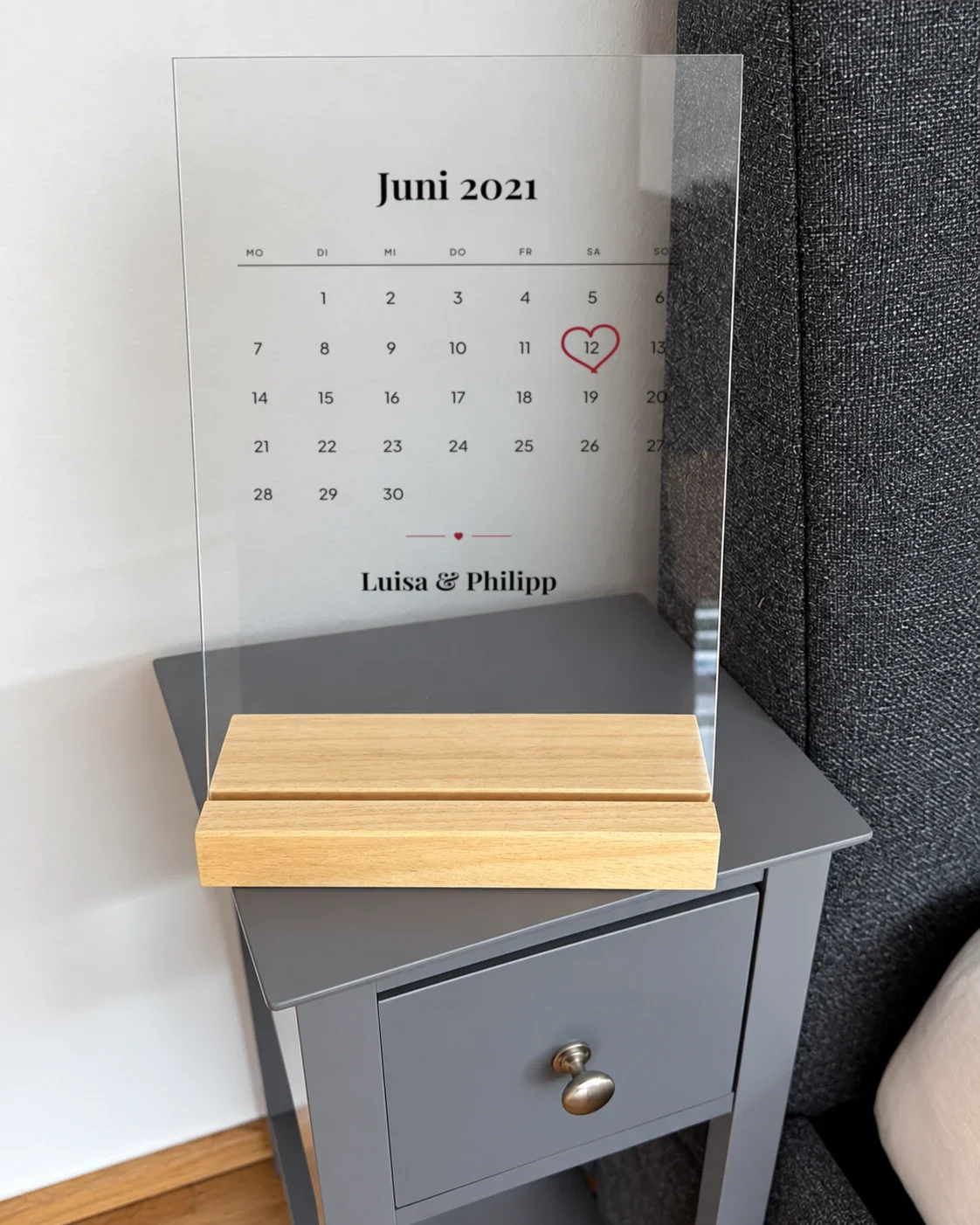 Acrylglas Kalender: Vorschau des Glases