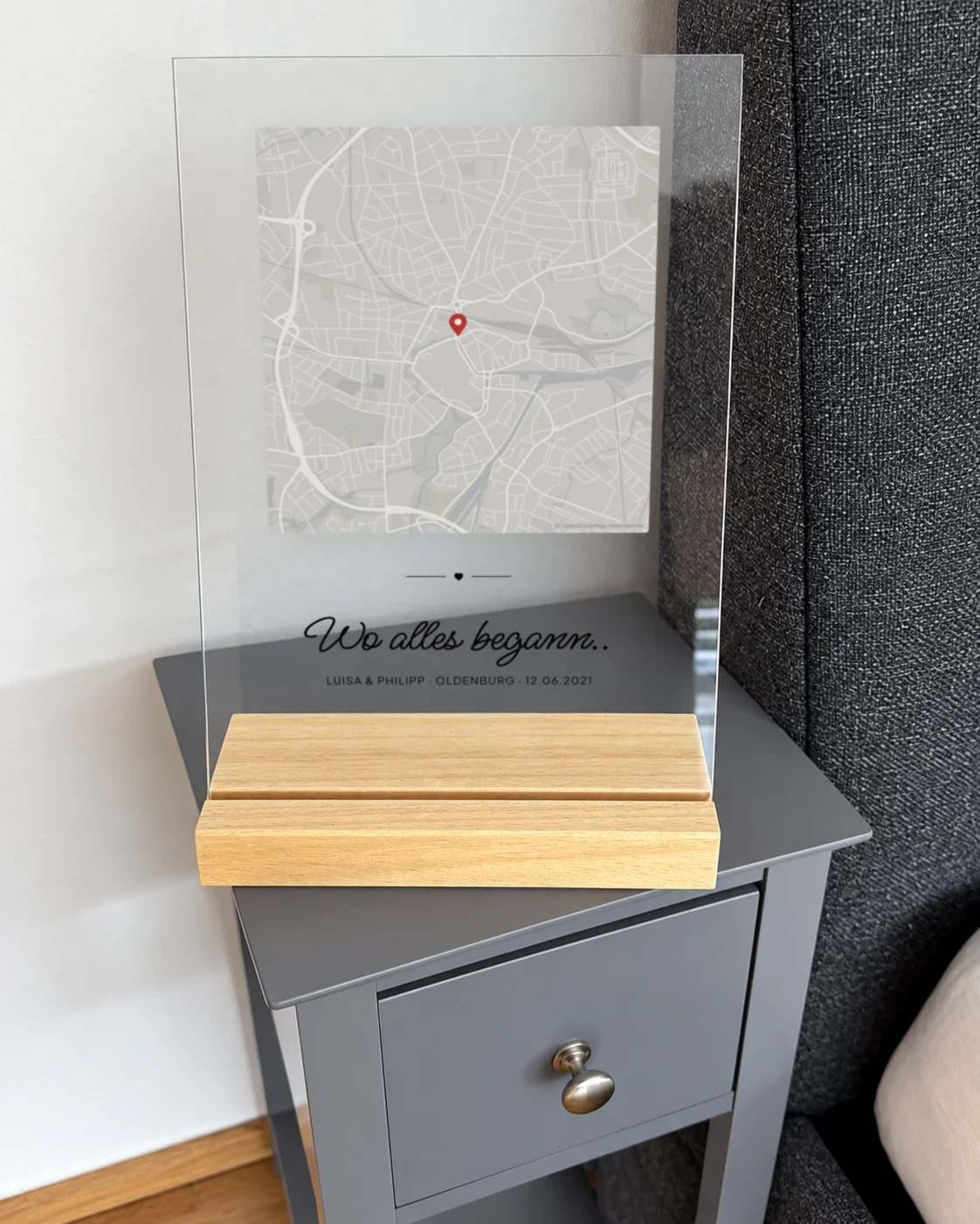 Acrylglas Wo alles begann: Vorschau des Glases